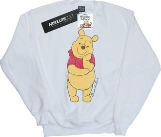 Disney Heren Winnie De Poeh Klassiek Poeh Sweatshirt (Wit)