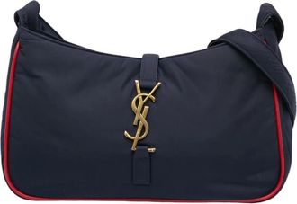 Saint Laurent Pre-owned Niki Schoudertas - Dames - Vintage Schoudertas - Blauw - ONE Size - Leer - Vintage