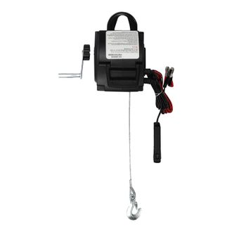 OEM Cabrestante El&eacute;ctrico, Fuerza De Tracci&oacute;n De 2000 Lb, Construcci&oacute;n Duradera, Color Negro