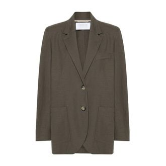 Harris Wharf London Dames, Jassen, Bruin, Maat: 2XS Viscose