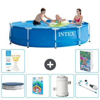 Intex Piscina Con Estructura Redonda - 305x76 Cm - 7-piezas S95