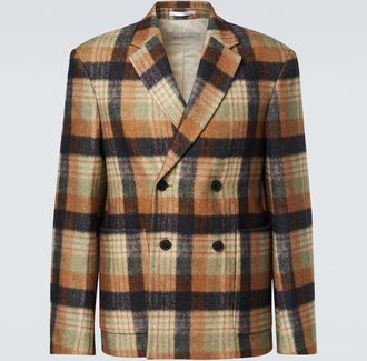 Dries Van Noten Blazer in lana a quadri