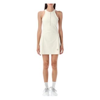 adidas by Stella McCartney Short Dresses, female, Beige, S, Performance Mini Dress with Aeroready Technology