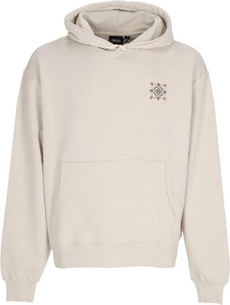 Dolly Noire Beige Hoodie met Voorzak - Heren - Hoodies - Beige - XL - Katoen - Hoodies & sweatvesten
