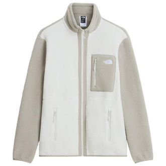 The North Face Yumiori Full Zip Fleecejacke f&uuml;r Herren | grau/wei&szlig;