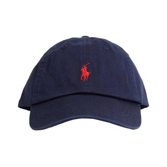 Polo Ralph Lauren Sport Cap - Heren - Petten - Blauw - ONE Size - Katoen - Accessoires