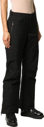 Moncler Womens Straight-Leg Trousers Black Aw20 W