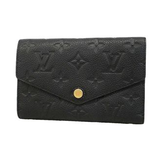 Louis Vuitton Noir Wallet (Tri-Fold) (Pre-Owned)