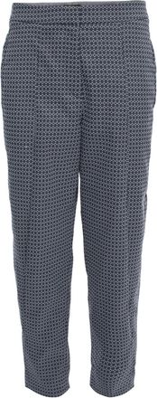 Giorgio Armani geometric-print trousers - Grey