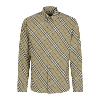 Burberry Casual Shirts, male, Beige, Size: XL Robert Shirt