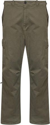 Fendi Utility Broeken - Heren - Straight fit broeken - Groen - M - Katoen - Broeken