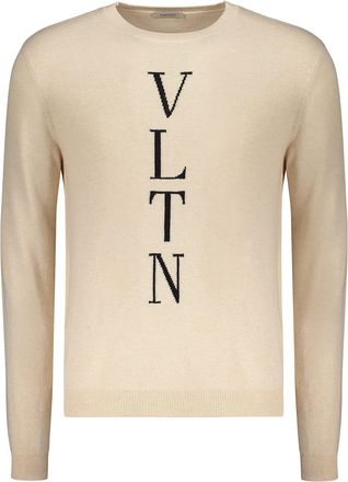 Valentino Garavani Long Sleeve Crew-neck Sweater