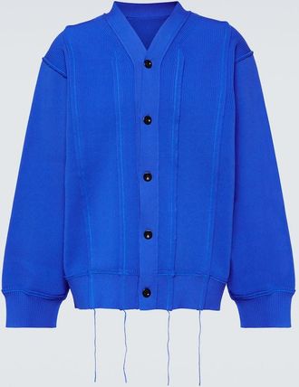 sacai Distressed cardigan