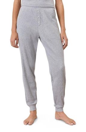 Pact Dream Rib Jogger Made with Organic Cotton in Heather Grey at Nordstrom, Size Xx-Large