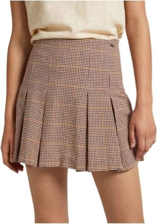 Pepe Jeans London Tijdloze Kirsten Rok - Dames - Korte rokken - Veelkleurig - S - Katoen - Rokken