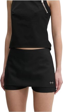 Heliot Emil Igneous Shorts - Dames - Bermuda - Zwart - M - Wol - Korte Broeken