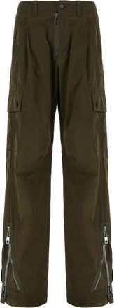Dolce & Gabbana Cargo Broek in Faille - Heren - Wijde Broeken - Bruin - M - Katoen - Broeken