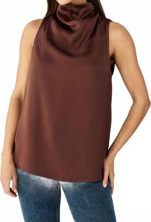 Rag & Bone Jana Sleeveless Top In Umber