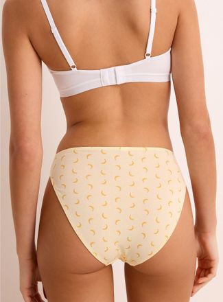 Miiyu Womens Minimalist high-cut bikini panty Organic cotton