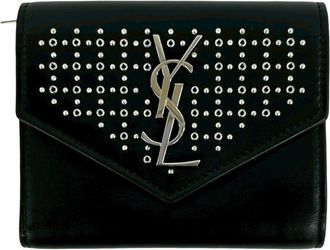 Saint Laurent Black Leather Wallet (Bi-Fold) (Pre-Owned)
