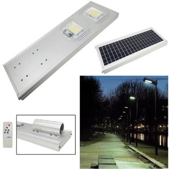 Trade Shop Trade Shop Traesio - Lampione Faro Stradale Crepuscolare Led 100w Luce Fredda 100watt Jd19100