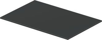 Duravit Duravit - Durasquare Glass Insert 97x38cm Para Consolas Met&aacute;licas