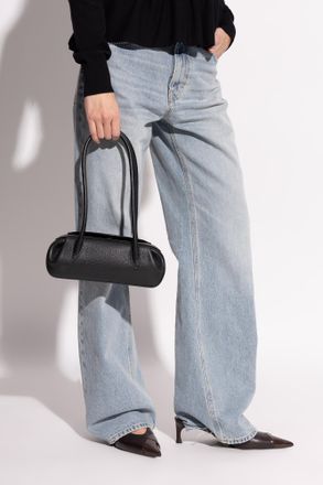 Yuzefi Oyster Mini Shoulder Bag, Womens, Black