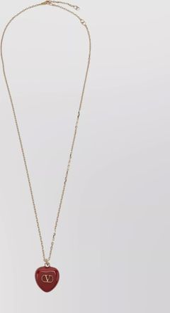 Valentino Garavani metal coeur royal pendant necklace