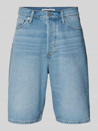 Armedangels Armedangels Loose Fit Jeansshorts aus Lyocell-Baumwoll-Mix Modell BAGGY HEMP BLEND in Hellblau, Gr&ouml;&szlig;e 30