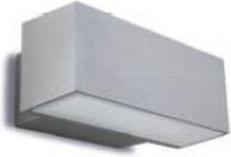 Leds - C4 Leds C4 - Aplique Ip65 Afrodita Led 220mm Single Emission Led 12.7 Blanco C&aacute;lido - 3000k On-off Gris 913lm