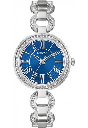 Bulova Womens 96L303 Ladies Classic Watch - Silver - One Size