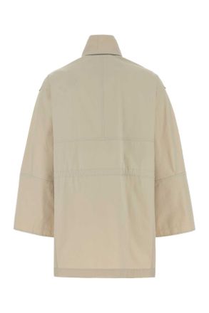 Brunello Cucinelli Womens Sand Cotton Blend Jacket C8623 Exterior: Nylon Giubbini