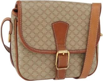 Celine Pre-owned Cross Body Bags, female, Beige, Size: ONE SIZE Pre-owned Plastic Cross Body Bag