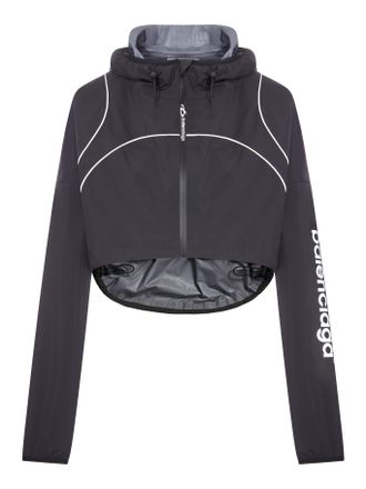 Balenciaga TECHWEAR CROPPED JACKET IN BLACK - Balenciaga - Woman