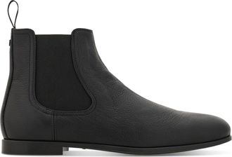 Ferragamo Black Sterling Elastic Side-Panel Ankle Boots