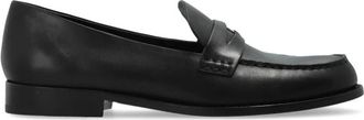 Tory Burch Classic Penny Loafer - Dames - Loafers - Zwart - 37 EU - Leer - Schoenen