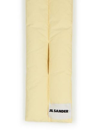 Jil Sander Ivory Polyester Scarf