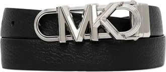 Michael Michael Kors Cintura in pelle con fibbia - Nero