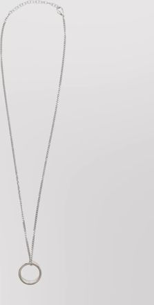 Maison Margiela metal pendant necklace
