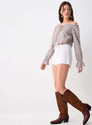 Twik Womens Organic cotton gauze mini short