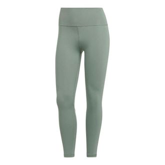 adidas (WMNS) adidas Optime Training 7/8 Leggings Green HR9604