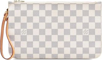 Louis Vuitton Pre-owned Clutches, female, White, Size: ONE SIZE Pre-owned Stylish Zip Pouch