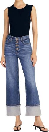 Derek Lam Simona Cuffed Straight Leg Jean In Soho