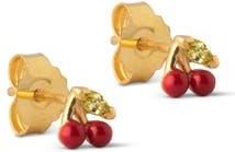 Enamel Copenhagen Cherry Studs in Red at Nordstrom