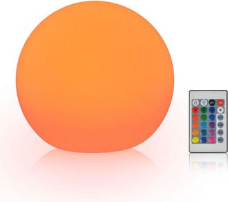 OEM Bola Luminosa Led, Recargable Por Usb, 16 Colores Rgb, Control Remoto De 10 M, Decoraci&oacute;n De Dormitorio, Navidad, Halloween