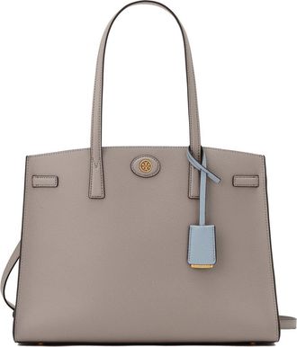 Tory Burch Robinson Pebbled Leather Satchel