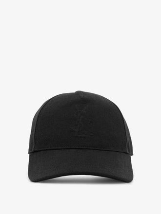 Saint Laurent Cappello in black denim - SAINT LAURENT - gender_Man