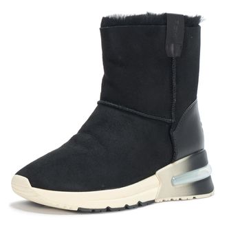 Ash womens Kyoto Sporty Shearling Lined Bootie, Black, 3 UK