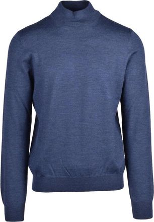 Gran Sasso Truien & Vesten, Heren, Blauw, 3Xl, Wol, Lupetto