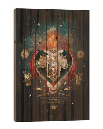 iCanvas Icanvas Heal Wood Print By Andre Sanchez Wall Art